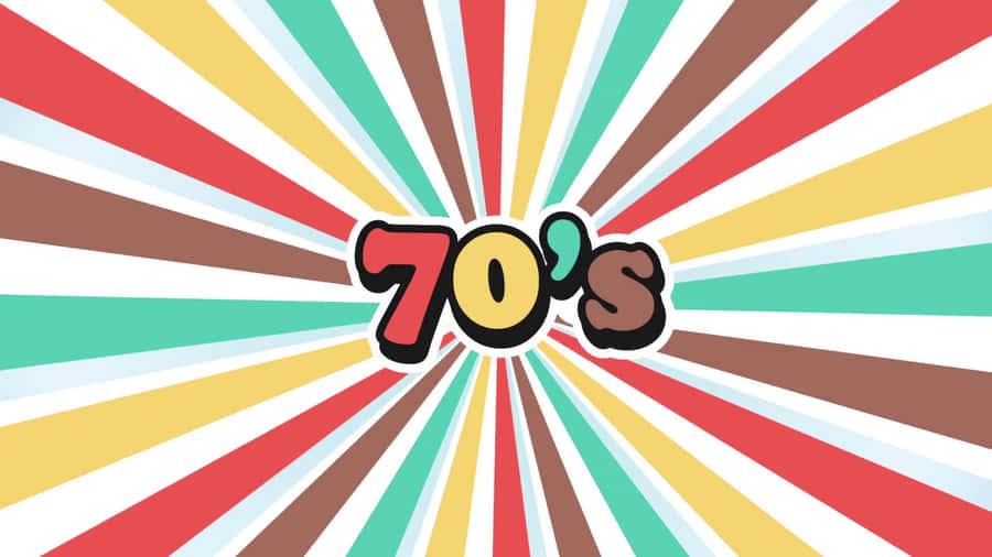 70s Retro Style Background Wallpaper