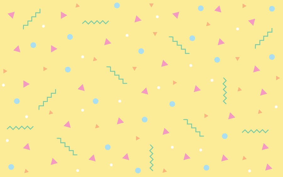 80s Cute Cream Cover Wallpaper