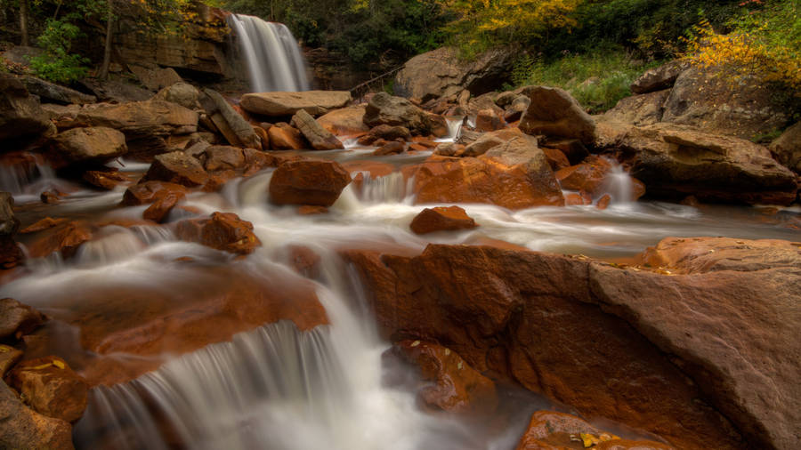 8k 7680x4320 Ultra Hd Resolution Desktop Douglas Falls Wallpaper