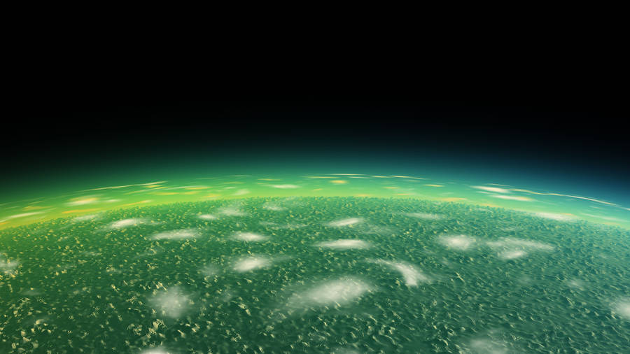 8k 7680x4320 Ultra Hd Resolution Desktop Green Planet Wallpaper