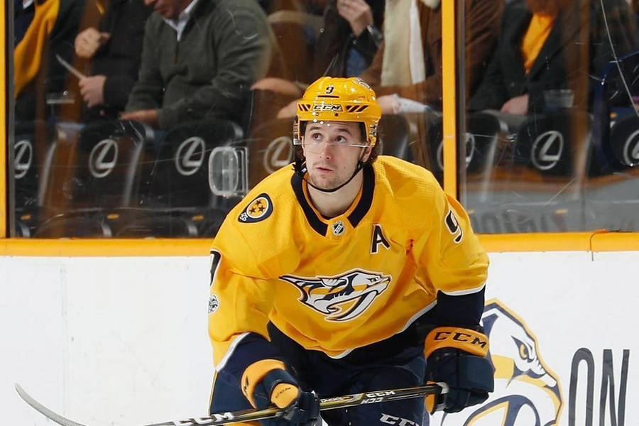 #9 Jersey Predators Filip Forsberg Wallpaper