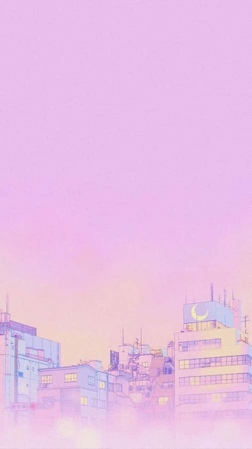 90 Anime Aesthetic City Wallpaper