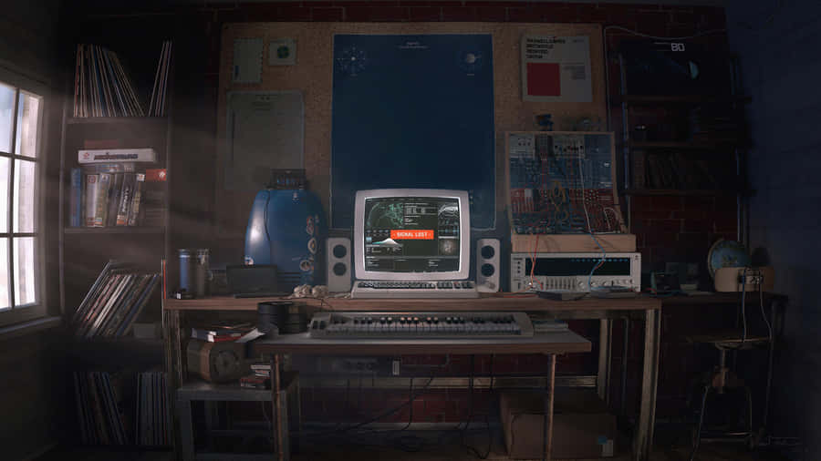90s Computer For Music Production Wallpaper