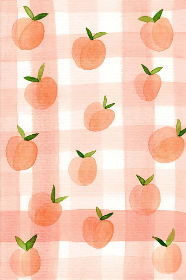 A Beautiful Sunset Over The Horizon Of Pastel Peach Colors Wallpaper