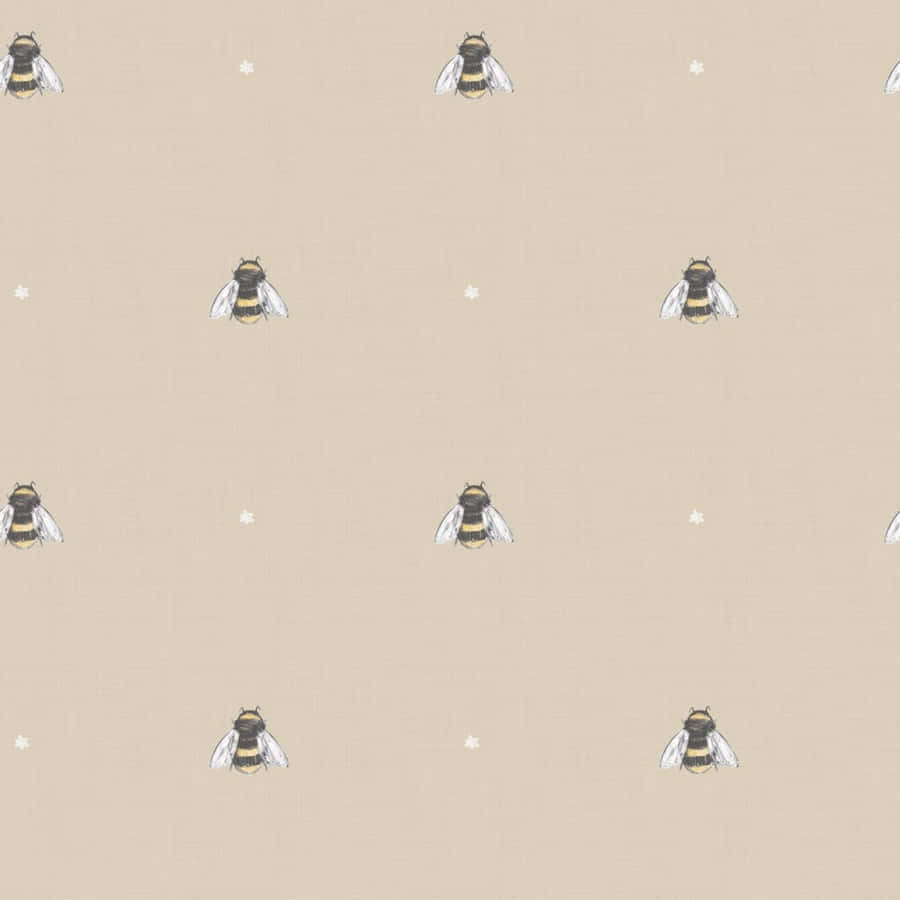 A Beautiful Vintage Bee Wallpaper