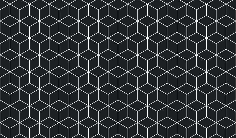 A Black And White Geometric Pattern Wallpaper