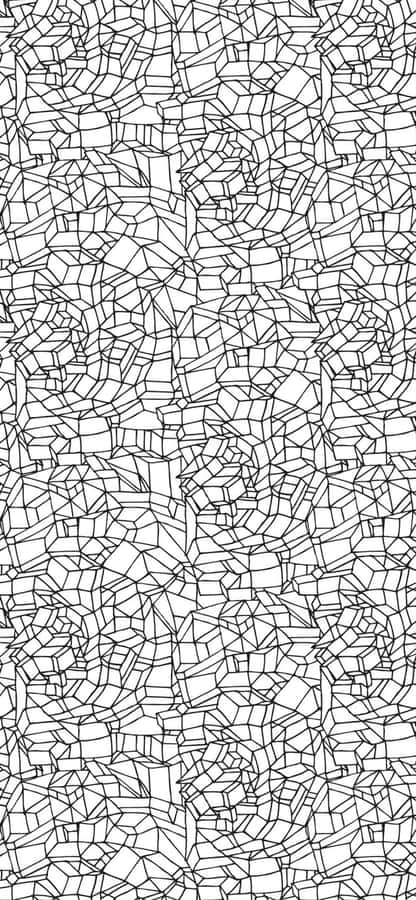 A Black And White Pattern With A Lot Of Lines Wallpaper