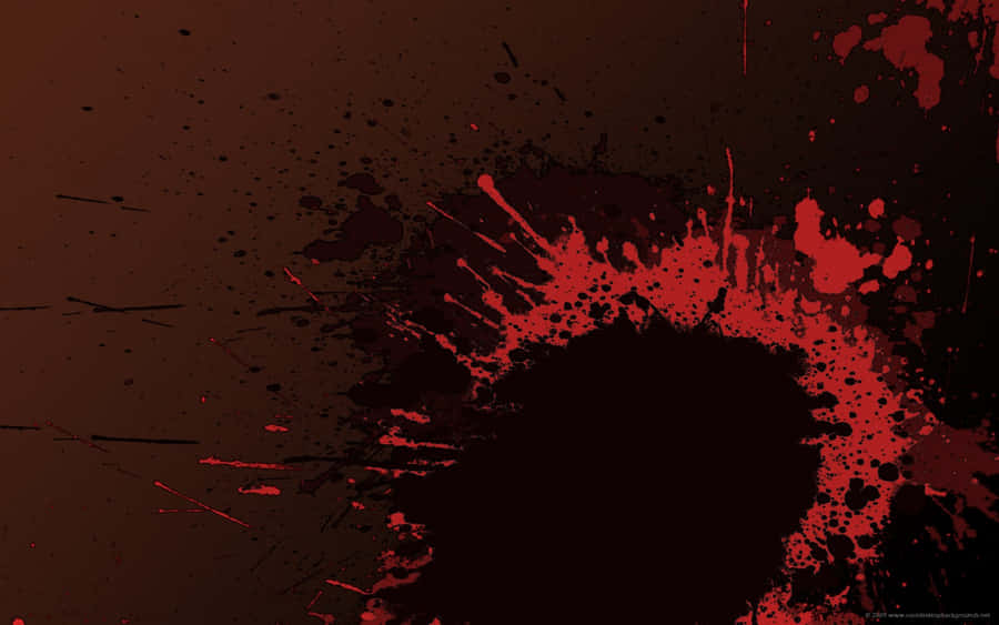 A Bloody Background With Red Splatters Wallpaper