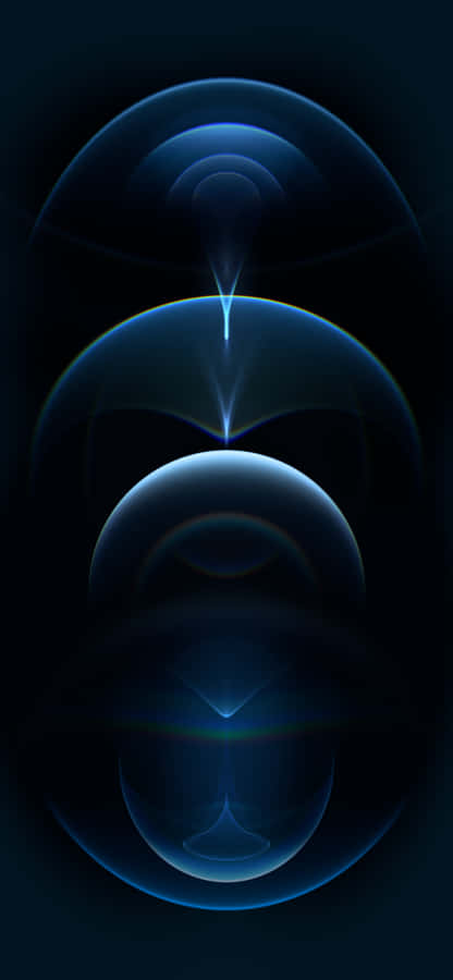 A Blue Abstract Background With A Blue Light Wallpaper