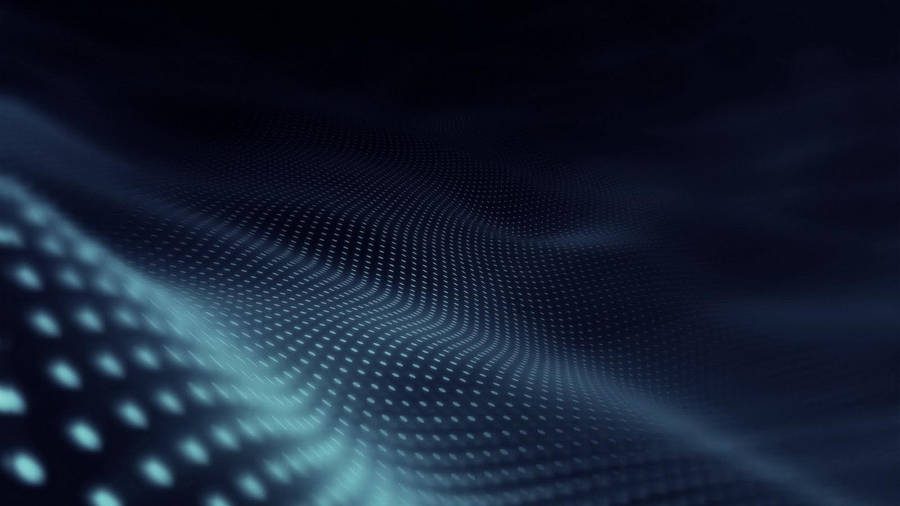 A Blue Background With Dots And Lines Wallpaper