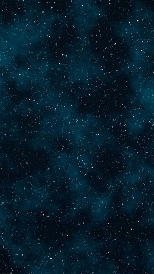 A Blue Sky With Stars And Clouds Wallpaper