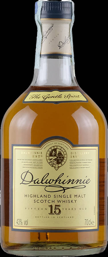 A Bottle Of Exquisite Dalwhinnie 15 Whisky Wallpaper