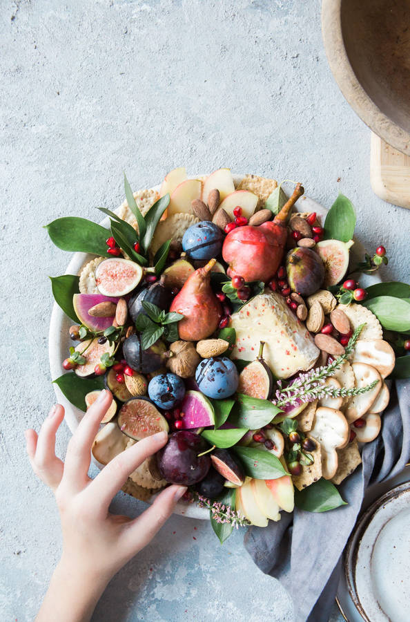 A Bowl Of Autumn Harvest Wallpaper