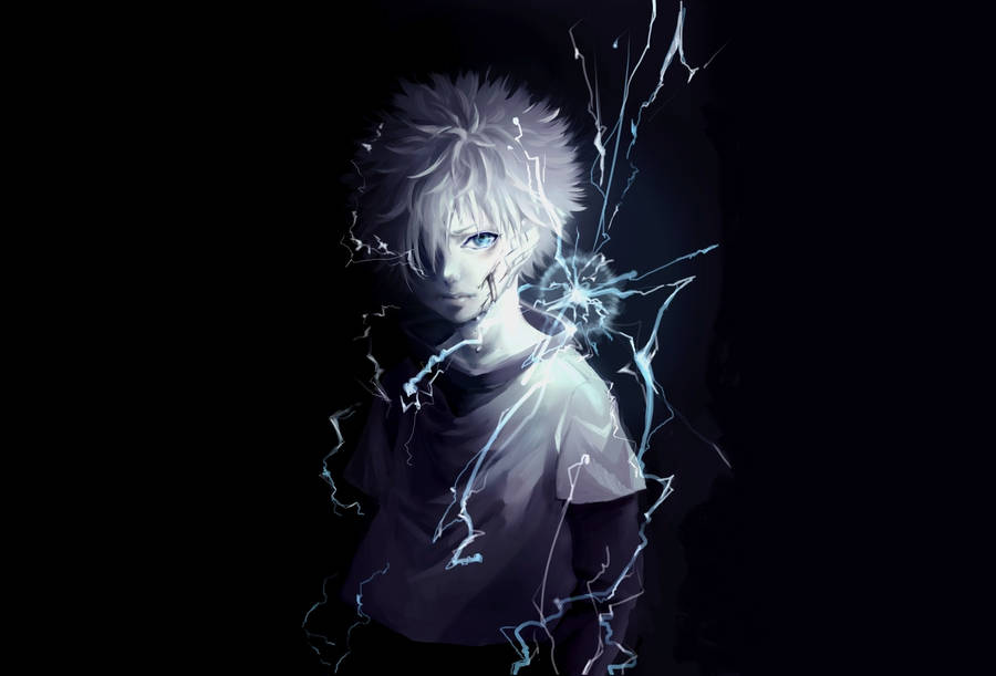 A Boy With Lightning In His Face Wallpaper
