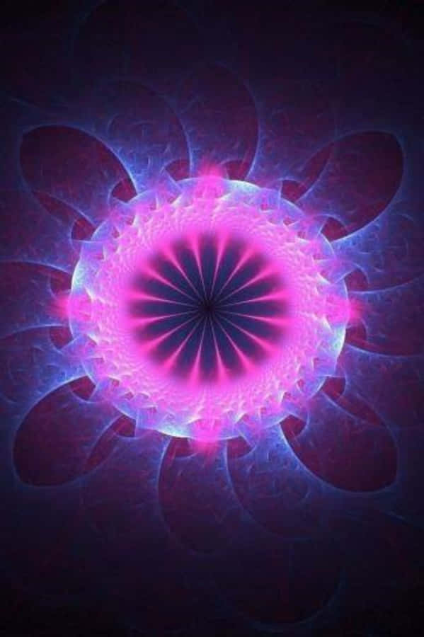 A Bright And Vibrant Background Of Pink And Purple. Wallpaper