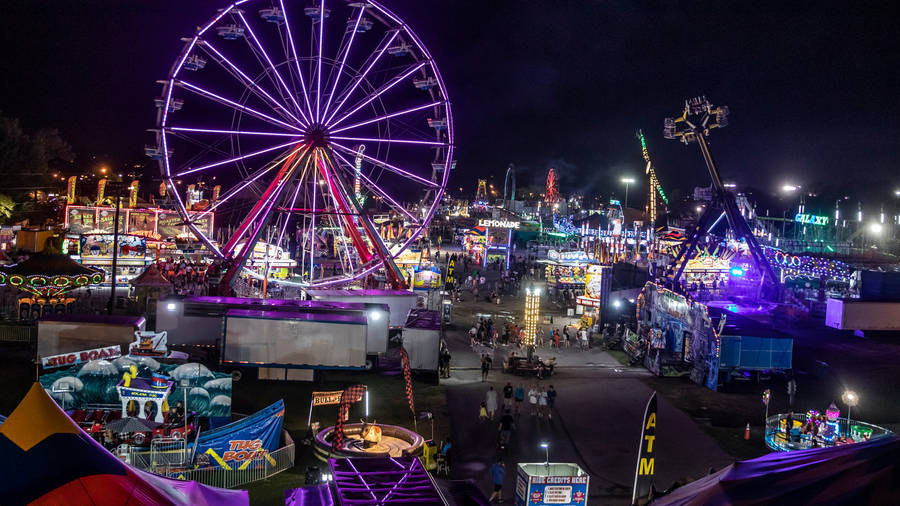 A Captivating Night At The Fair Wallpaper