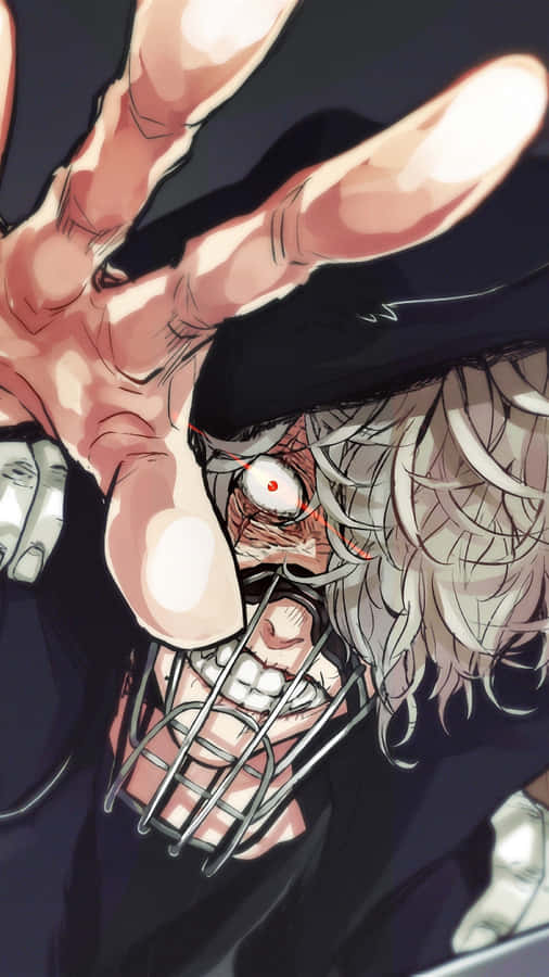 A Character With A Mask And A Gun Wallpaper