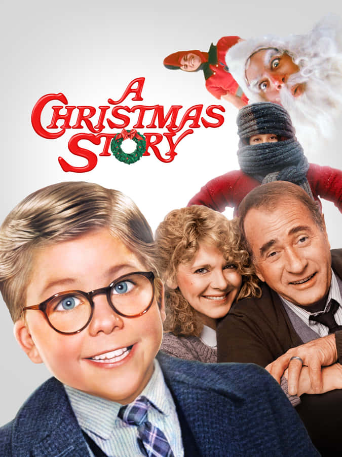 A Christmas Story Character Poster Wallpaper