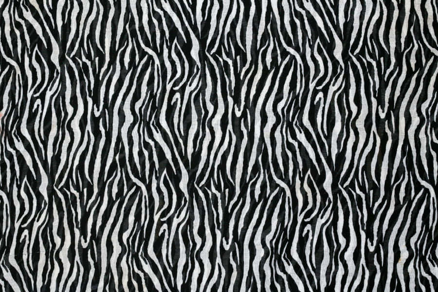 A Classic Black And White Animal Print Pattern Wallpaper