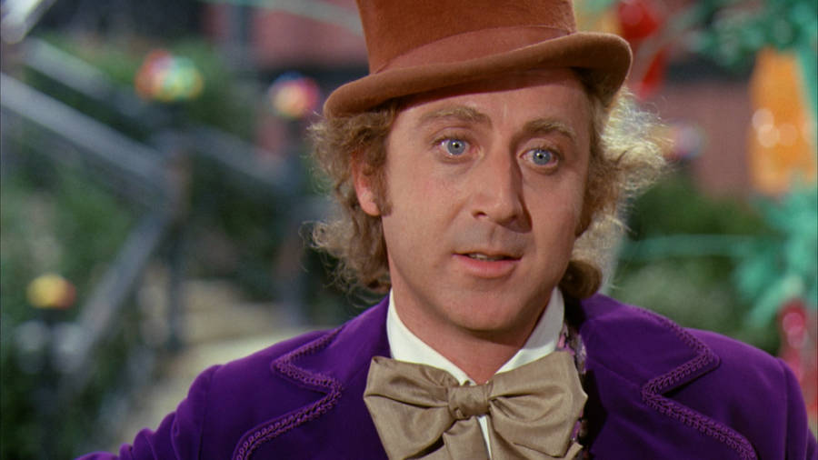 A Classic Hollywood Frame: Gene Wilder As Willy Wonka Wallpaper