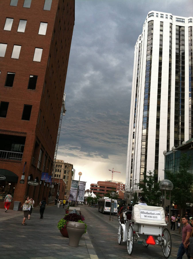 A Clean Street In Denver Wallpaper