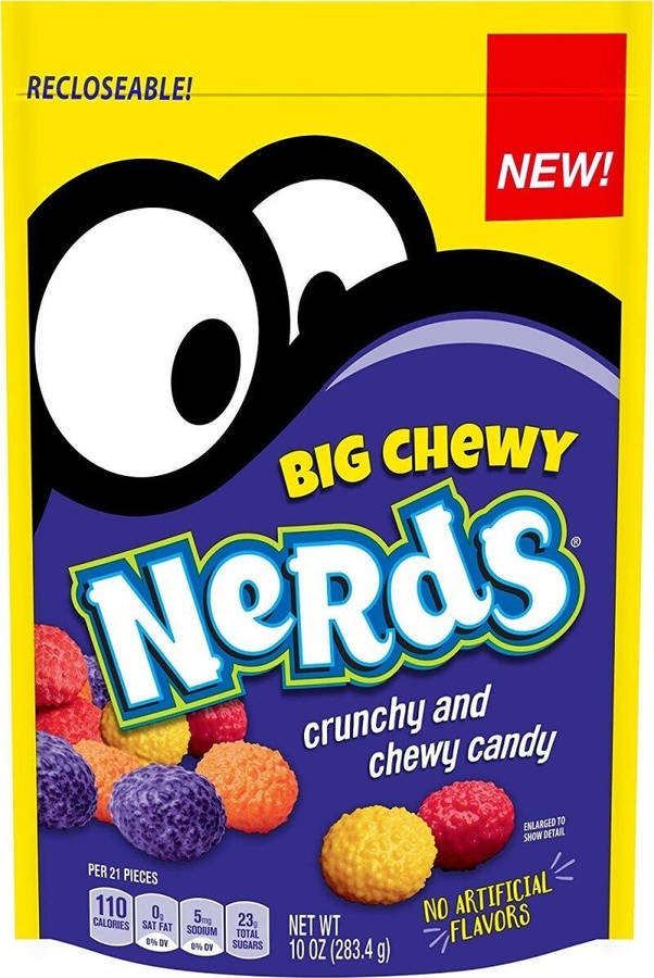 A Close Capture Of Big Chewy Nerds Candy Wallpaper