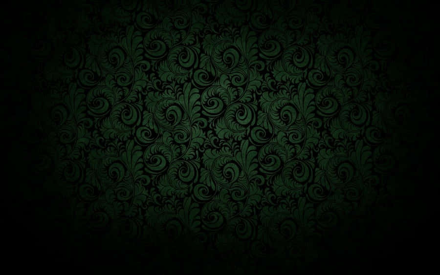 A Close-up Of Dark Green Grunge Wallpaper