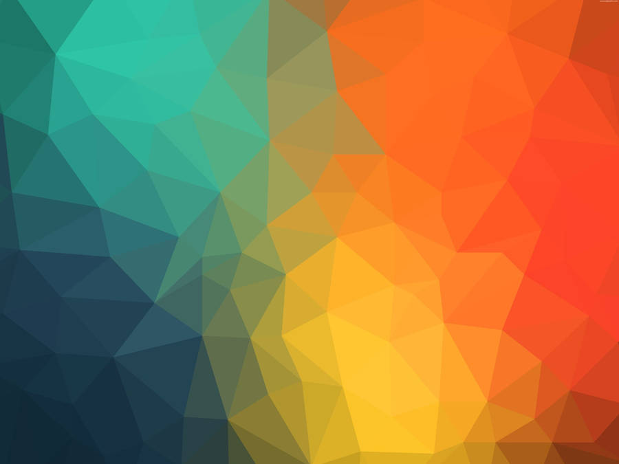 A Colorful Abstract Background With Triangles Wallpaper