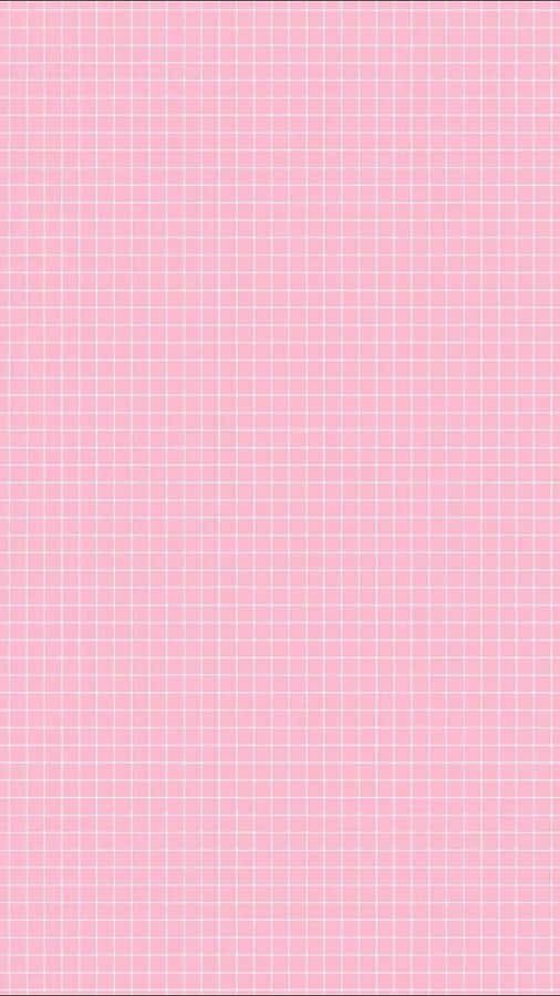 A Cool Visual Composed Of Bright Pink Grids Wallpaper