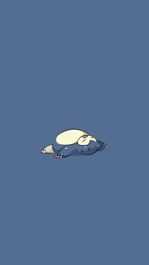 A Cozy Snorlax Taking A Nap Wallpaper