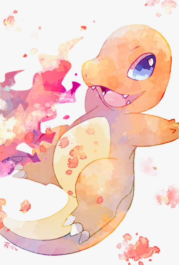 A Cute Little Pokemon With A Flower On Its Head Wallpaper