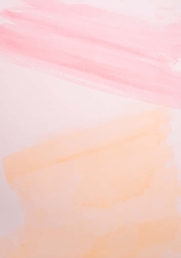 A Delicate Pink And Gold Flower Against A Beautiful Deep Blue Background Wallpaper