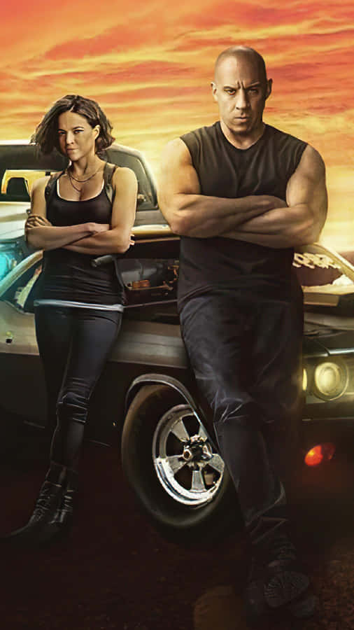 A Dramatic Scene From The Upcoming Film Fast & Furious 9 Wallpaper
