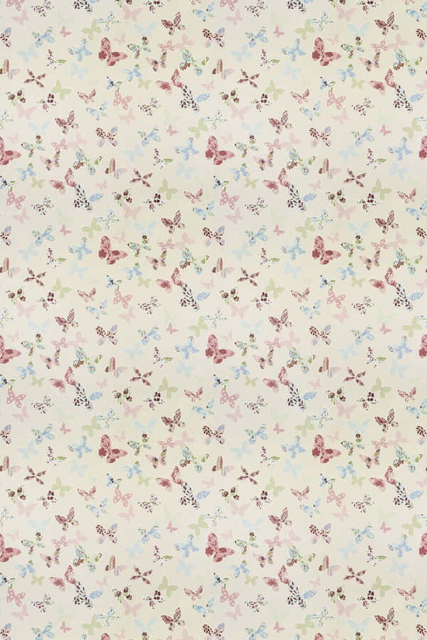 A Fabric With A Small Flower Pattern Wallpaper