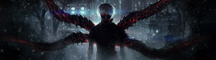 A Fantasy World Of Animated Characters In 3840 X 1080 Anime Hd Wallpaper