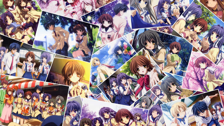 A Fusion Of Your Favorite Anime Characters Wallpaper