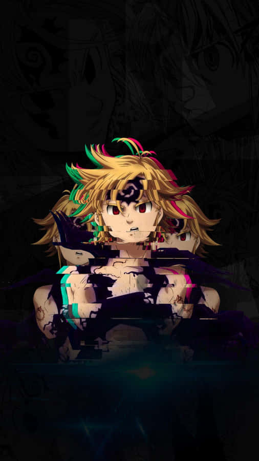 A Girl With Long Hair And A Black Background Wallpaper