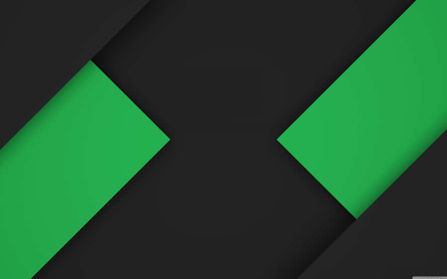 A Green And Black Background With An X In The Middle Wallpaper