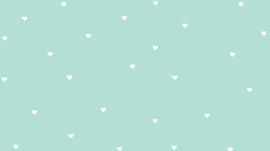 A Green Desktop Computer. Wallpaper