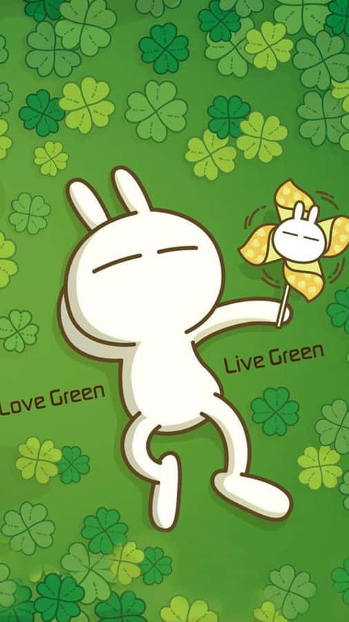 “a Happy And Vibrant Green Color Has Never Looked So Good!” Wallpaper