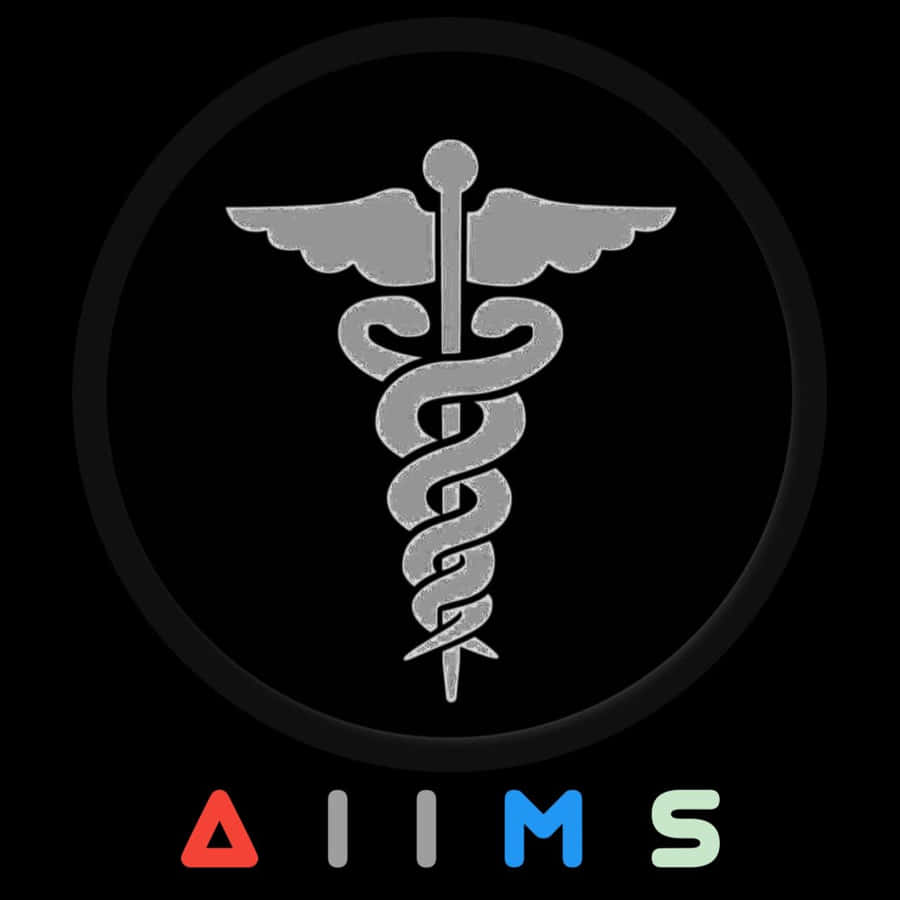 A I I M S Logo Design Wallpaper