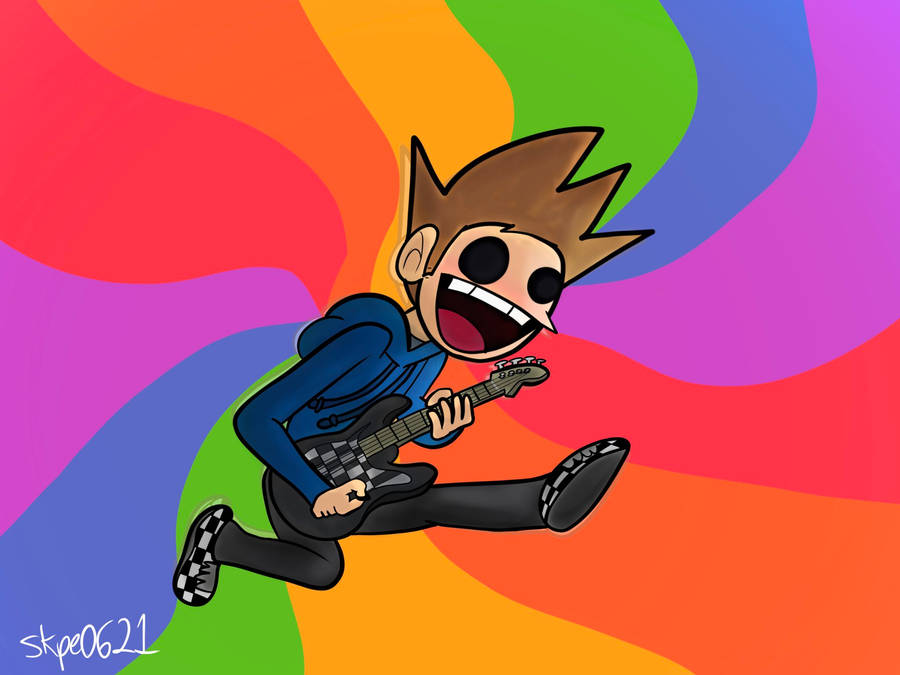 A Joyous Adventure - Eddsworld Animated Characters Wallpaper