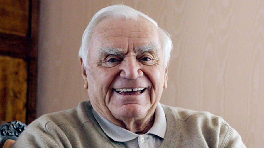 A Laughter-infused Portrait Of Veteran Actor Ernest Borgnine Wallpaper