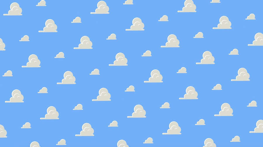 A Look At The Magical World Of Toy Story In The Clouds. Wallpaper