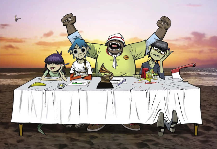 A Look Inside Gorillaz's Immersive 4k Virtual Reality Experience Wallpaper