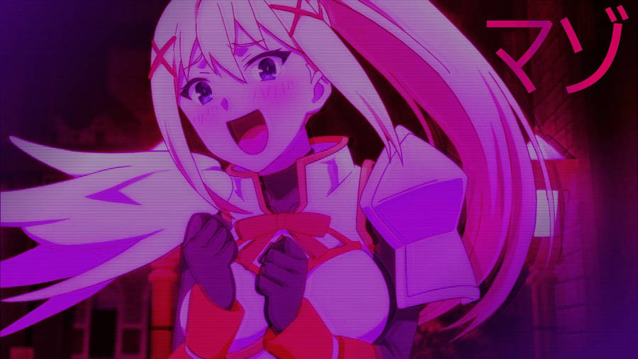 A Magical Fantasy Of Purple Aesthetics Wallpaper