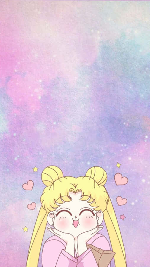 A Magical Ipad Featuring Your Favorite Sailor Moon Characters Wallpaper