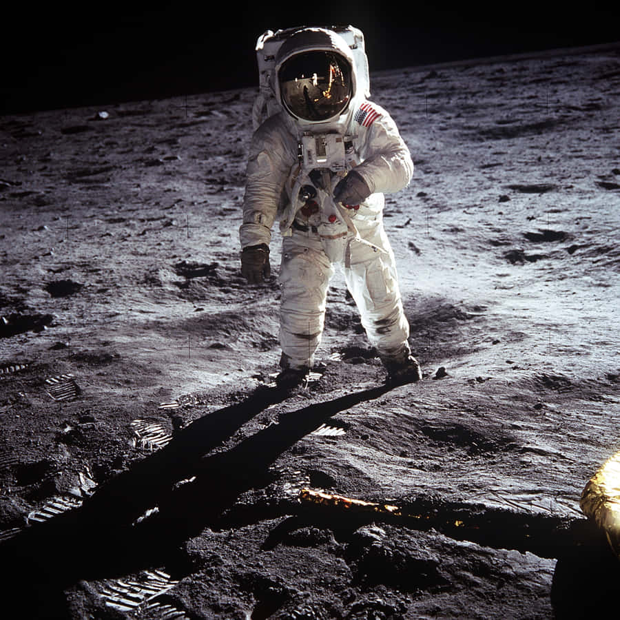 A Man On The Moon Wallpaper