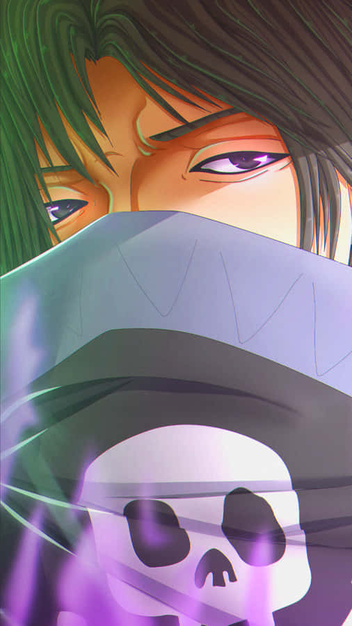 A Man With A Skull And A Black Scarf Wallpaper