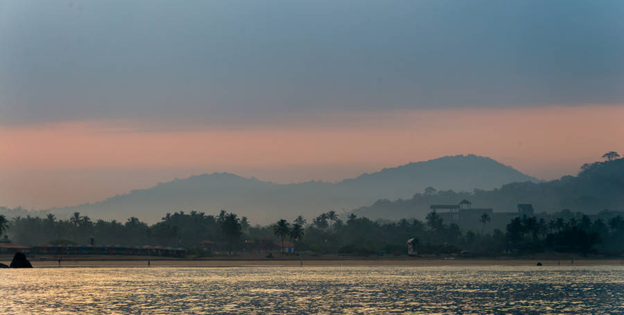 A Mesmerizing Afternoon Sky In Goa, India Wallpaper